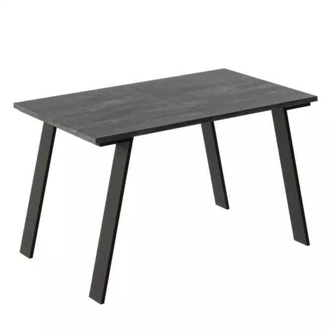 Rozkladací stôl Liwia 130/210x80cm Tmavý betón