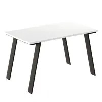 Rozkladací stôl Liwia 130/210x80cm Biely lesk