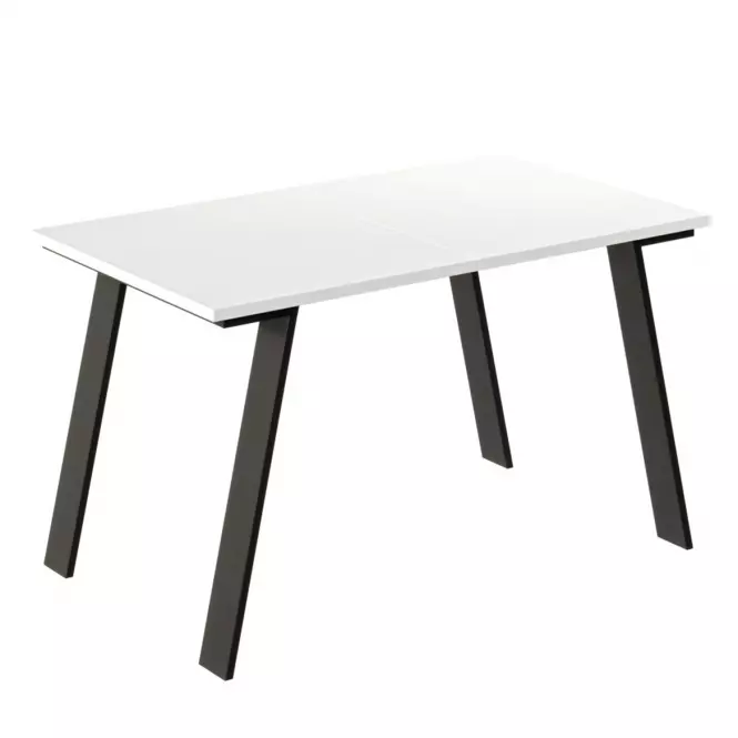 Rozkladací stôl Liwia 130/210x80cm Biely lesk