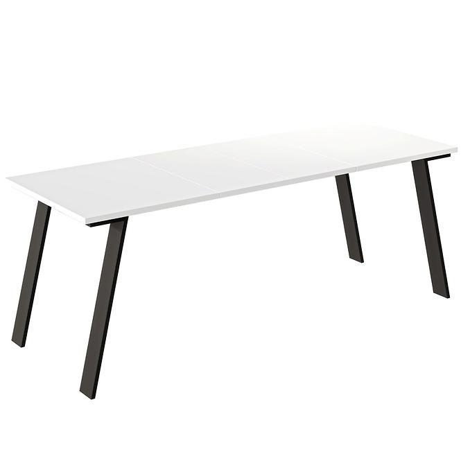 Rozkladací stôl Liwia 130/210x80cm Biely lesk