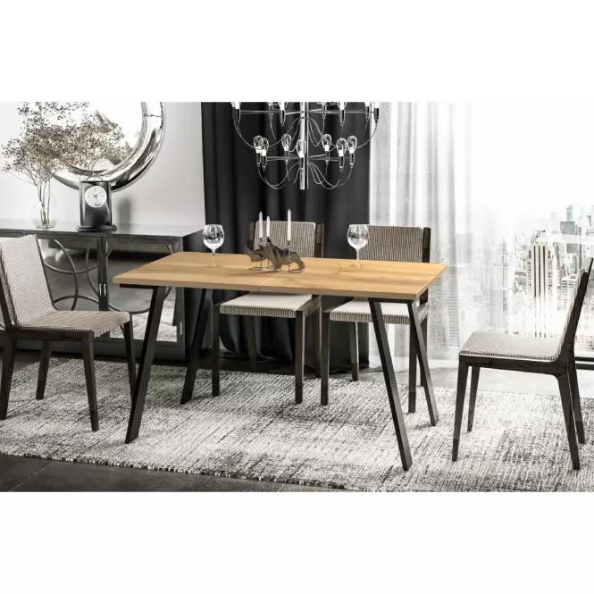 Rozkladací stôl Liwia 130/210x80cm Dub Wotan