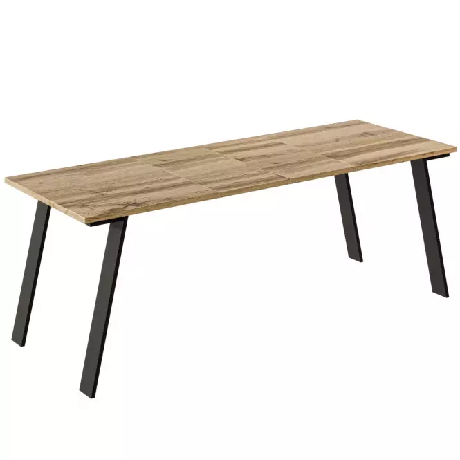 Rozkladací stôl Liwia 130/210x80cm Dub Wotan,2