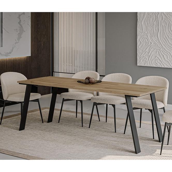 Rozkladací stôl Liwia 130/210x80cm Dub Wotan,5
