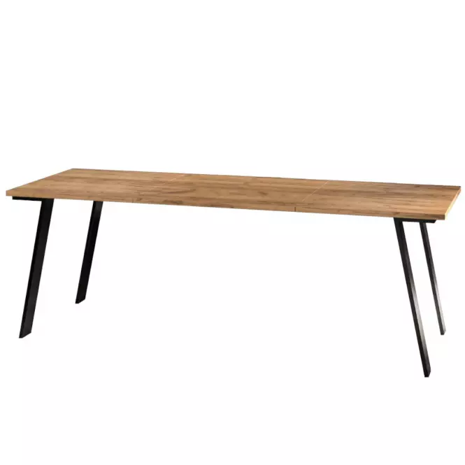 Rozkladací stôl Liwia 130/210x80cm Dub Craft Zlatý
