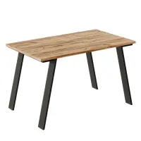 Rozkladací stôl Liwia 130/210x80cm Dub Craft Zlatý