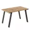 Rozkladací stôl Liwia 130/210x80cm Dub Craft Zlatý