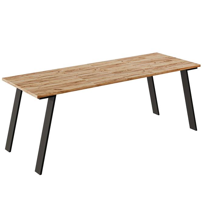 Rozkladací stôl Liwia 130/210x80cm Dub Craft Zlatý
