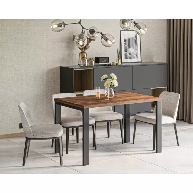 Rozkladací stôl Garant 130/220x80cm  Dub Stirling,4