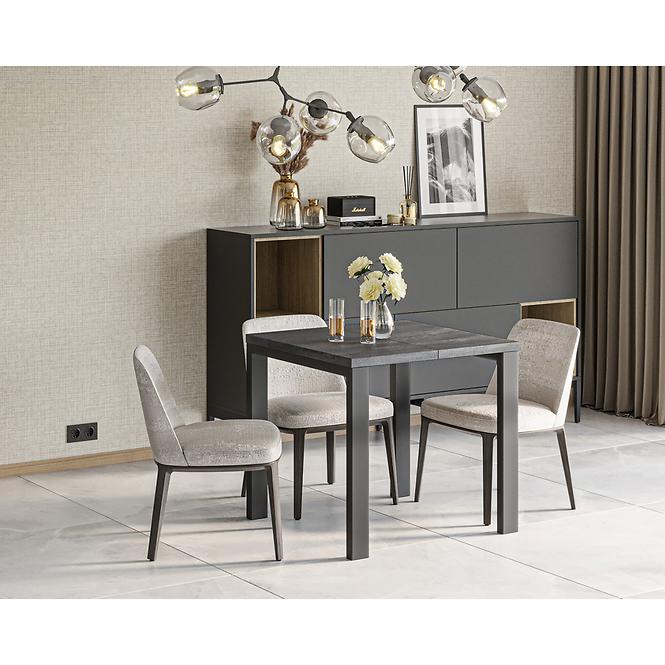 Rozkladací stôl Garant 80/170x80cm Betón Tmavý