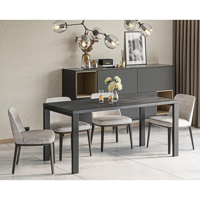 Rozkladací stôl Garant 80/170x80cm Betón Tmavý,5