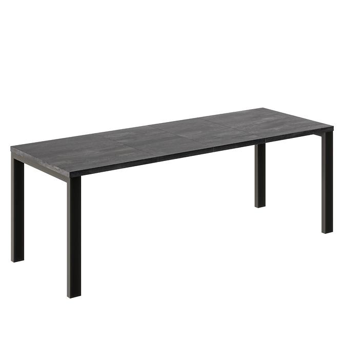 Rozkladací stôl Garant 130/220x80cm  Betón Tmavý