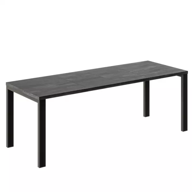 Rozkladací stôl Garant 130/220x80cm  Betón Tmavý,2