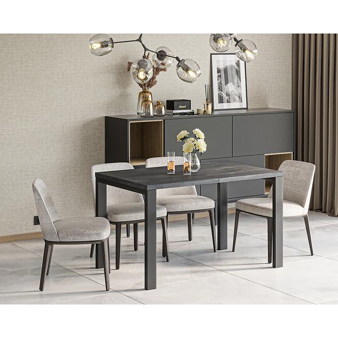 Rozkladací stôl Garant 130/220x80cm  Betón Tmavý
