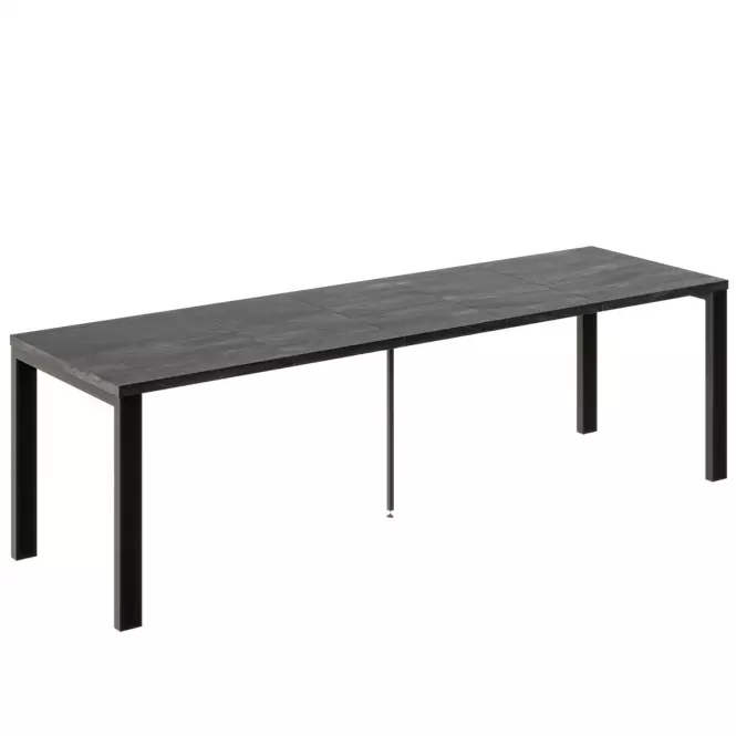 Rozkladací stôl Garant 130/265x80cm Betón Tmavý,2