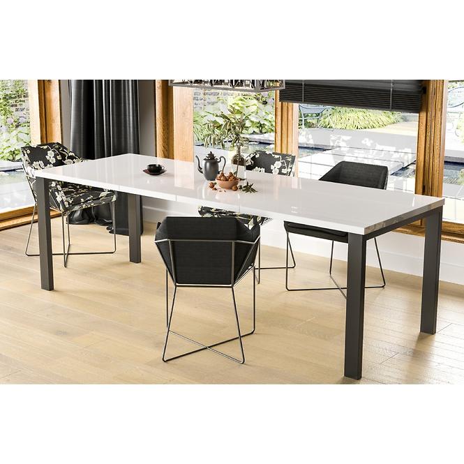 Rozkladací stôl Garant 80/170x80cmBiely lesk