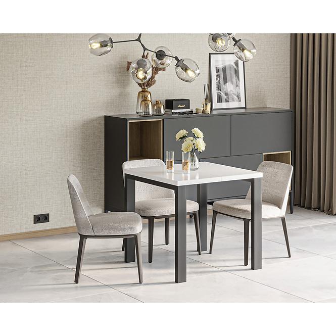 Rozkladací stôl Garant 80/170x80cmBiely lesk