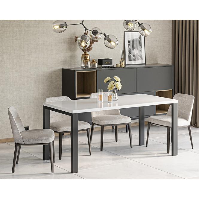 Rozkladací stôl Garant 80/170x80cmBiely lesk