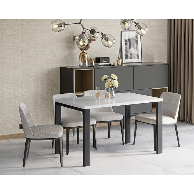 Rozkladací stôl Garant 130/220x80cm  Biely lesk