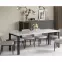 Rozkladací stôl Garant 130/220x80cm  Biely lesk,5