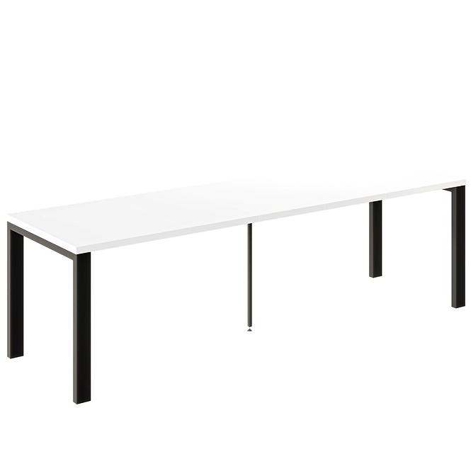 Rozkladací stôl Garant 130/265x80cm Biely lesk
