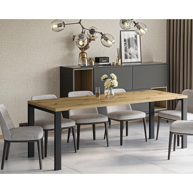 Rozkladací stôl Garant 130/220x80cm  Dub Artisan,5