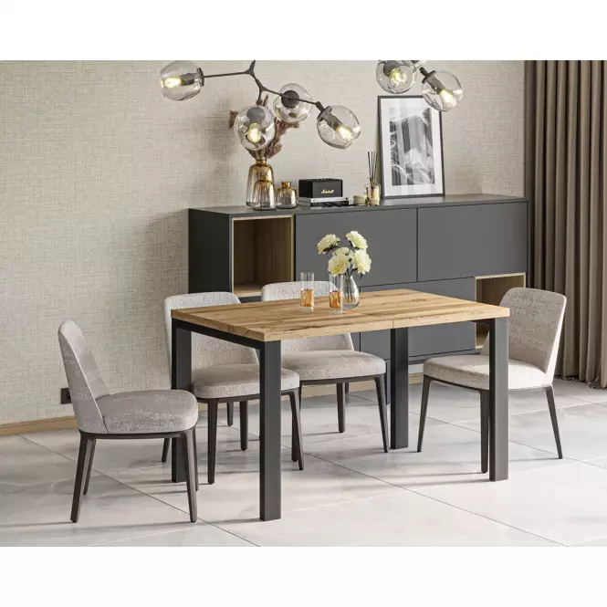 Rozkladací stôl Garant 130/220x80cm Dub Wotan