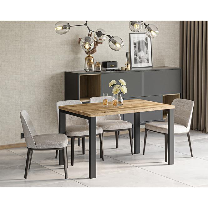 Rozkladací stôl Garant 130/220x80cm Dub Wotan,4