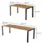 Rozkladací stôl Garant 80/170x80cm Dub Craft Zlatý,3