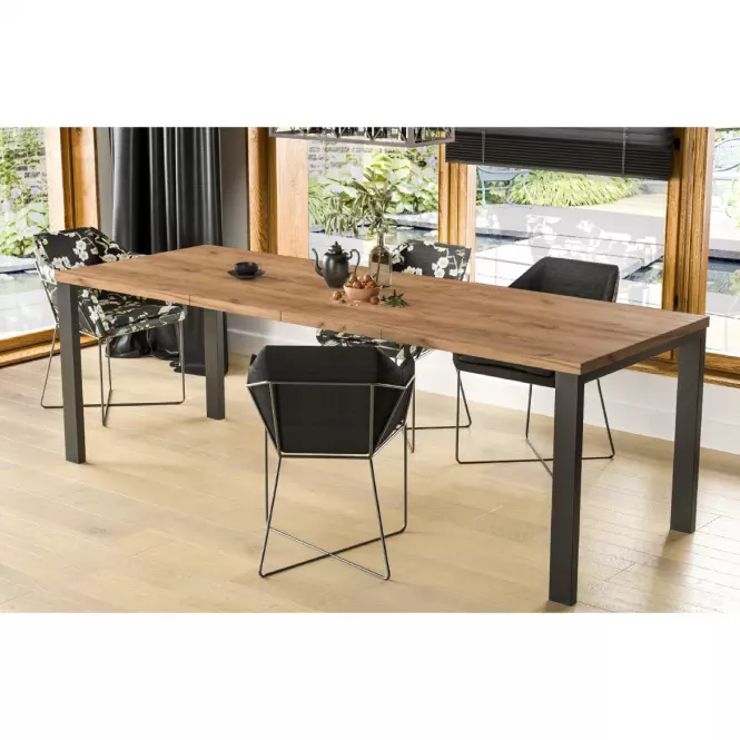 Rozkladací stôl Garant 80/170x80cm Dub Craft Zlatý