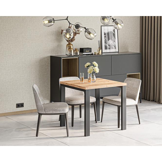 Rozkladací stôl Garant 80/170x80cm Dub Craft Zlatý