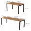 Rozkladací stôl Garant 80/215x80cmDub Craft Zlatý,3