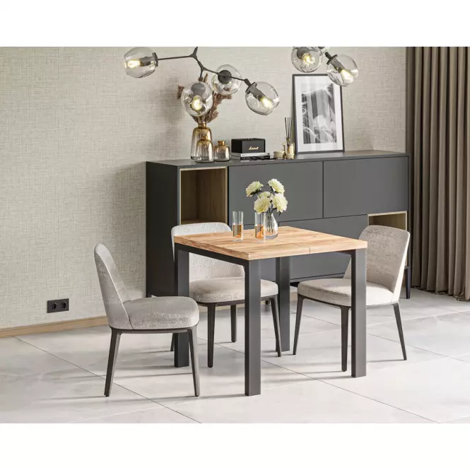Rozkladací stôl Garant 80/215x80cmDub Craft Zlatý