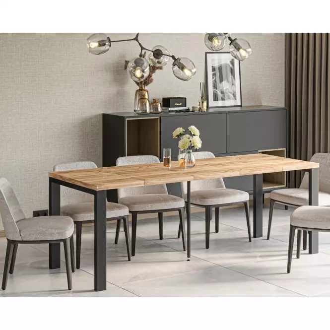 Rozkladací stôl Garant 80/215x80cmDub Craft Zlatý