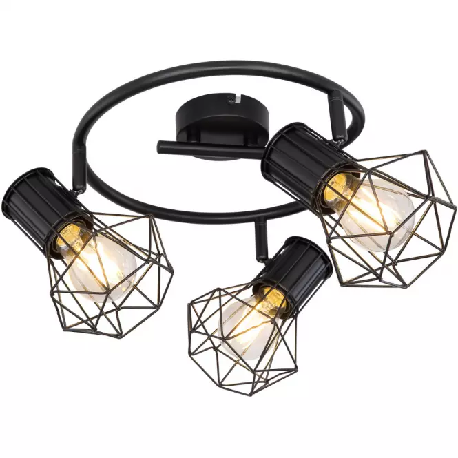 Luster 54017-3 Čierna LS3