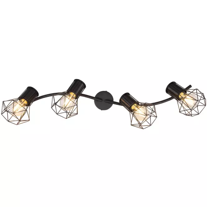 Luster 54017-4 Čierna LS4
