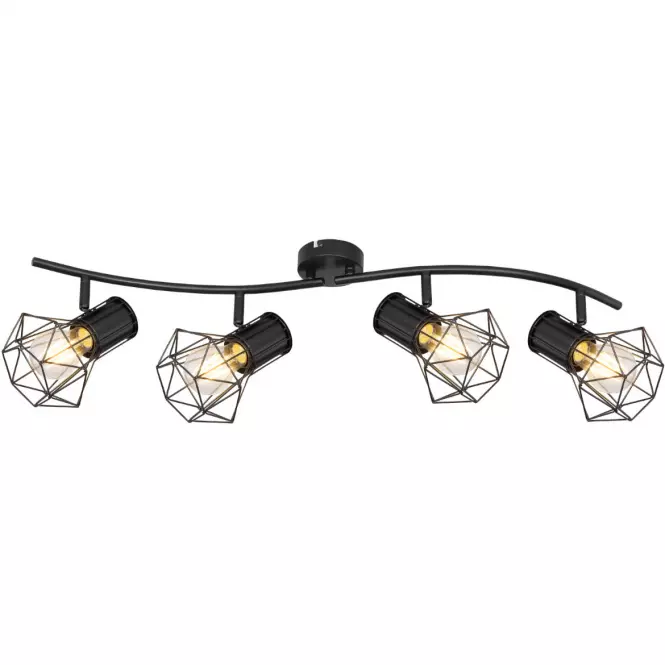 Luster 54017-4 Čierna LS4
