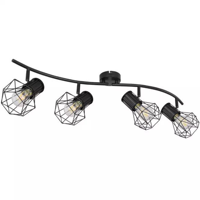 Luster 54017-4 Čierna LS4