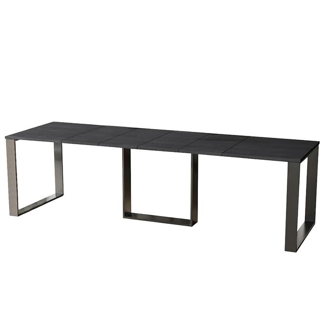 Rozkladací stôl Borys 130/250x80cmbetón tmavý