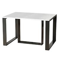 Rozkladací stôl Borys 130/210x80cm biely lesk