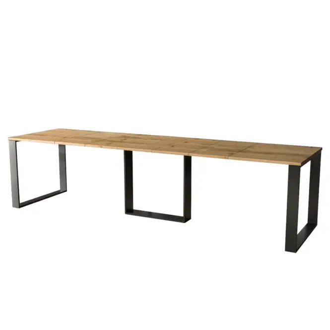 Rozkladací stôl Borys 130/290x80cm Dub Wotan,2