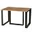 Rozkladací stôl Borys 130/290x80cm Dub Craft Zlatý