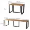 Rozkladací stôl Borys 130/290x80cm Dub Craft Zlatý,3