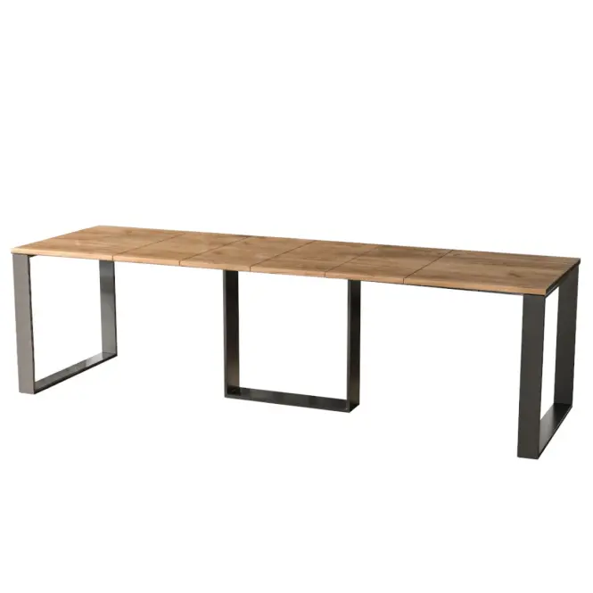 Rozkladací stôl Borys 130/330x80cm Dub Craft Zlatý,2