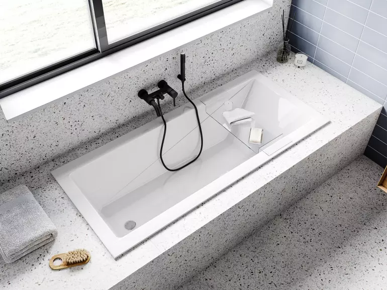 Vaňa Modern slim 180/80 + nohy,4
