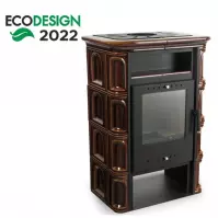 Krbové kachle Coria hnedé 6kW