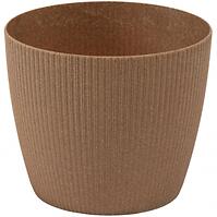 Kvetináč Magnolia Jumper Eco 16x13 cm svetlohnedý