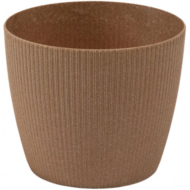 Kvetináč Magnolia Jumper Eco 16x13 cm svetlohnedý