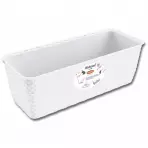 Truhlík samozavlažovací NATURAL plastový 40x16x13cm biely
