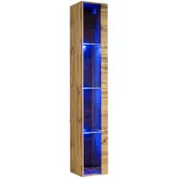Závesná skrinka Switch Sklo WW1 Wotan + LED