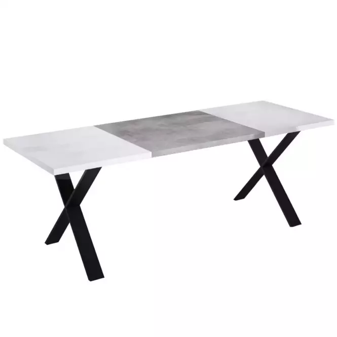 Jedálenský stôl X-210 Biely lesk